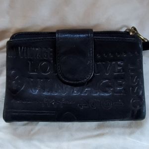 Fossil leather wallet